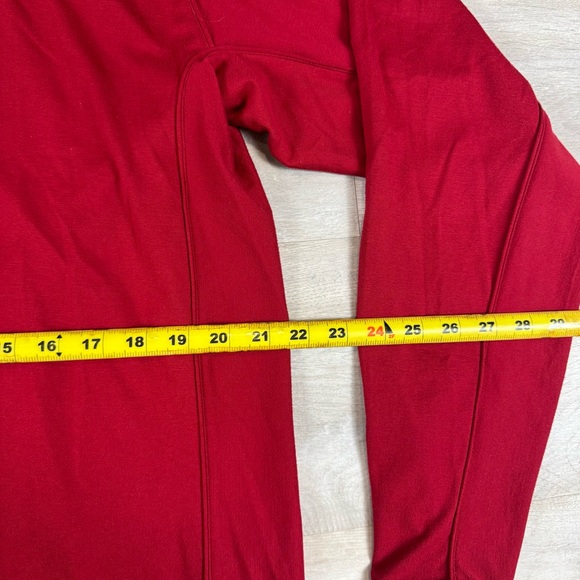 Zero Restriction Golf Shirt T400 Mock Neck Long Sleeve Performance Red Men’s L - Picture 4 of 6